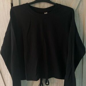 Marika Black Long Sleeve Women's Top